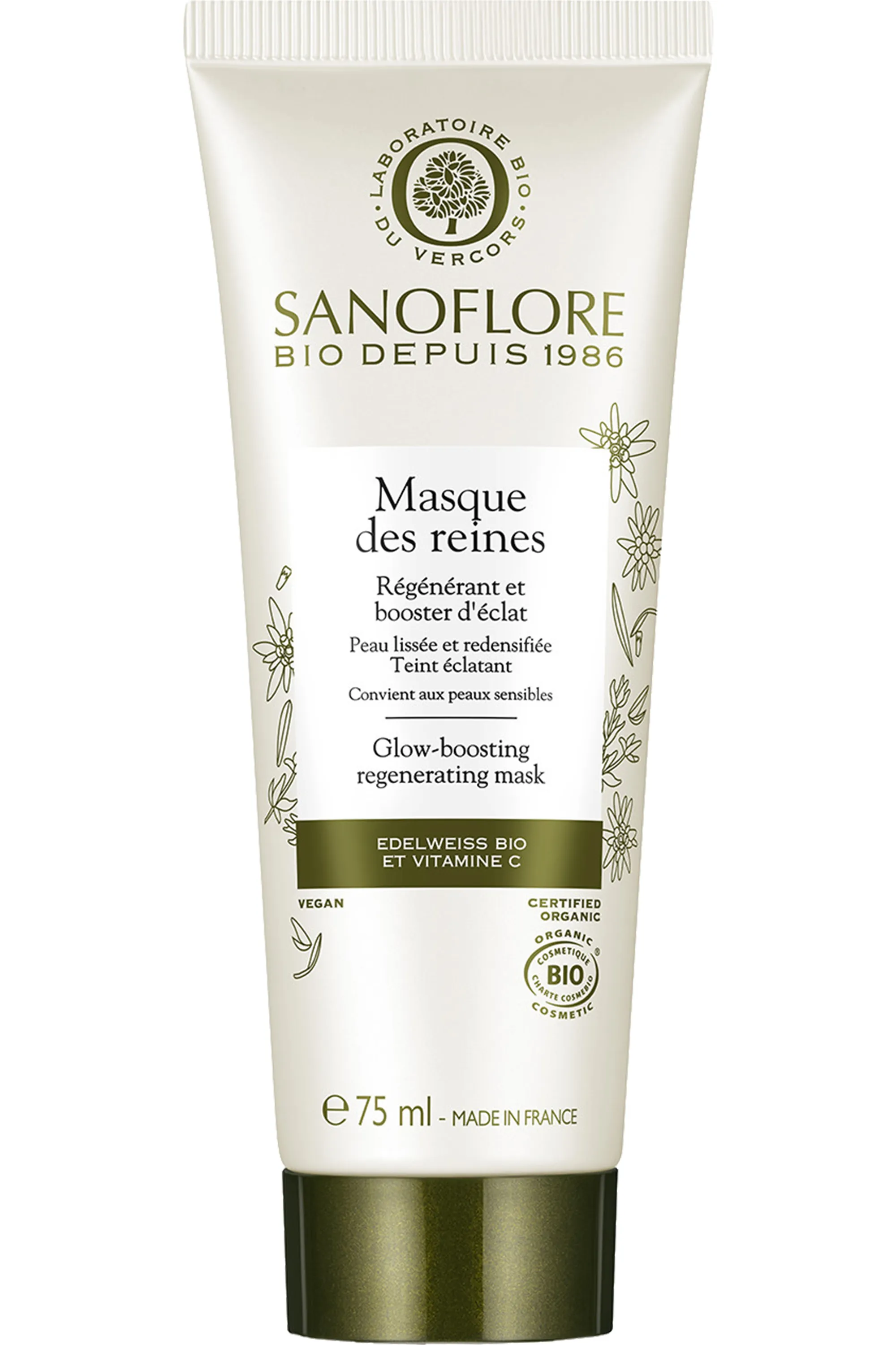 Sanoflore Masque des Reines éclat anti-âge régénération-75 ml