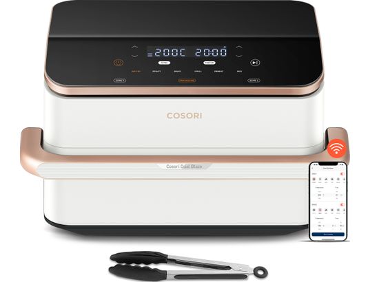 COSORI - Friteuse à air chaud Dual Blaze Twinfry Chef Edition - coloris blanc