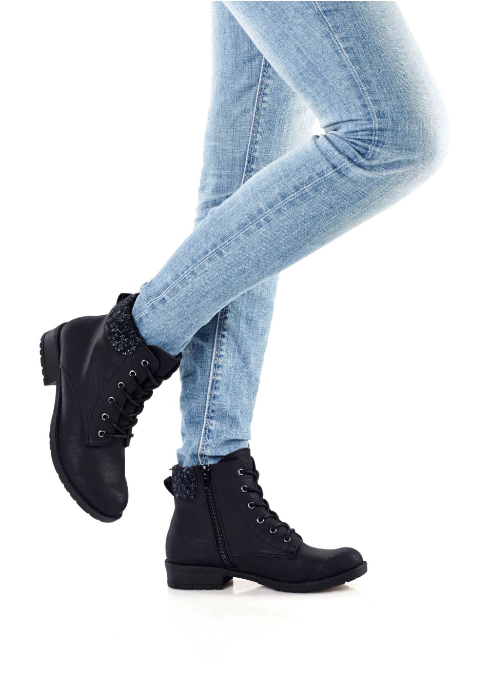 Bottines à lacets