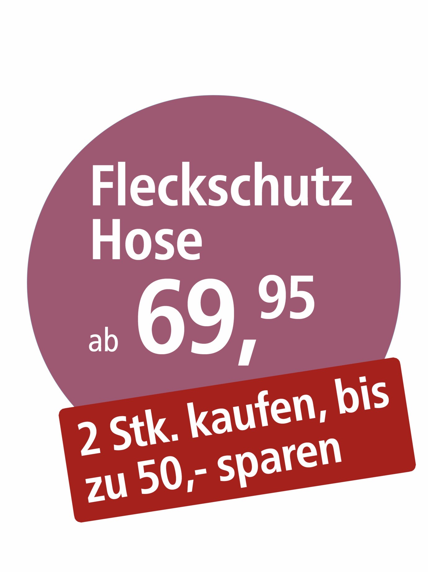 Fleckschutz-Hose Knitterarm
