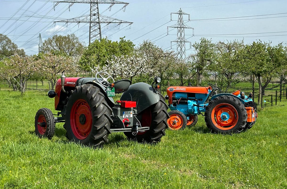 Lamborghini Traktor fahren Sindelfingen