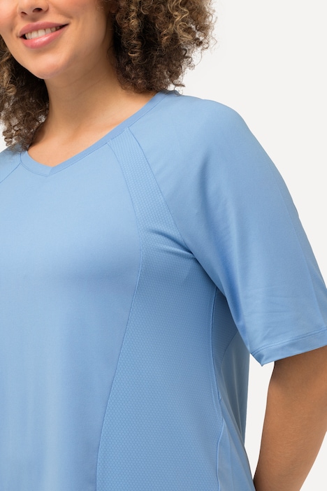Funktionsshirt, schnell trocknend, V-Ausschnitt, Halbarm