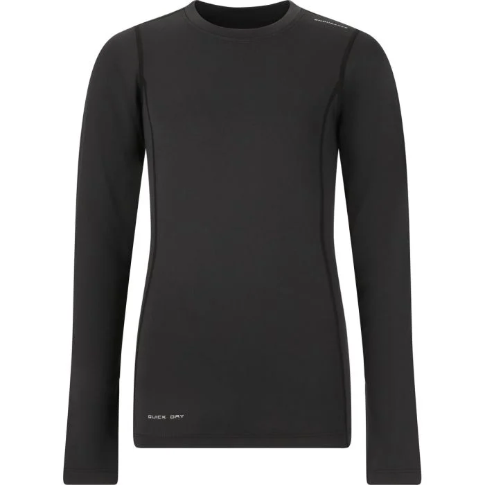 Endurance Junior Trøjer Power LS Winter Tee Sort