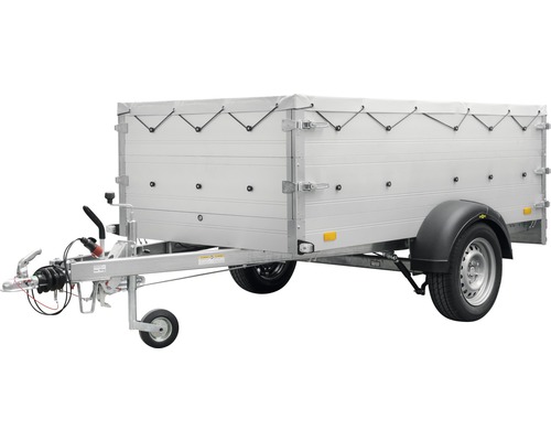 Humbaur vlakzeil voor starterstrailers, grijs, 2510 mm x 1310 mm x 70 mm