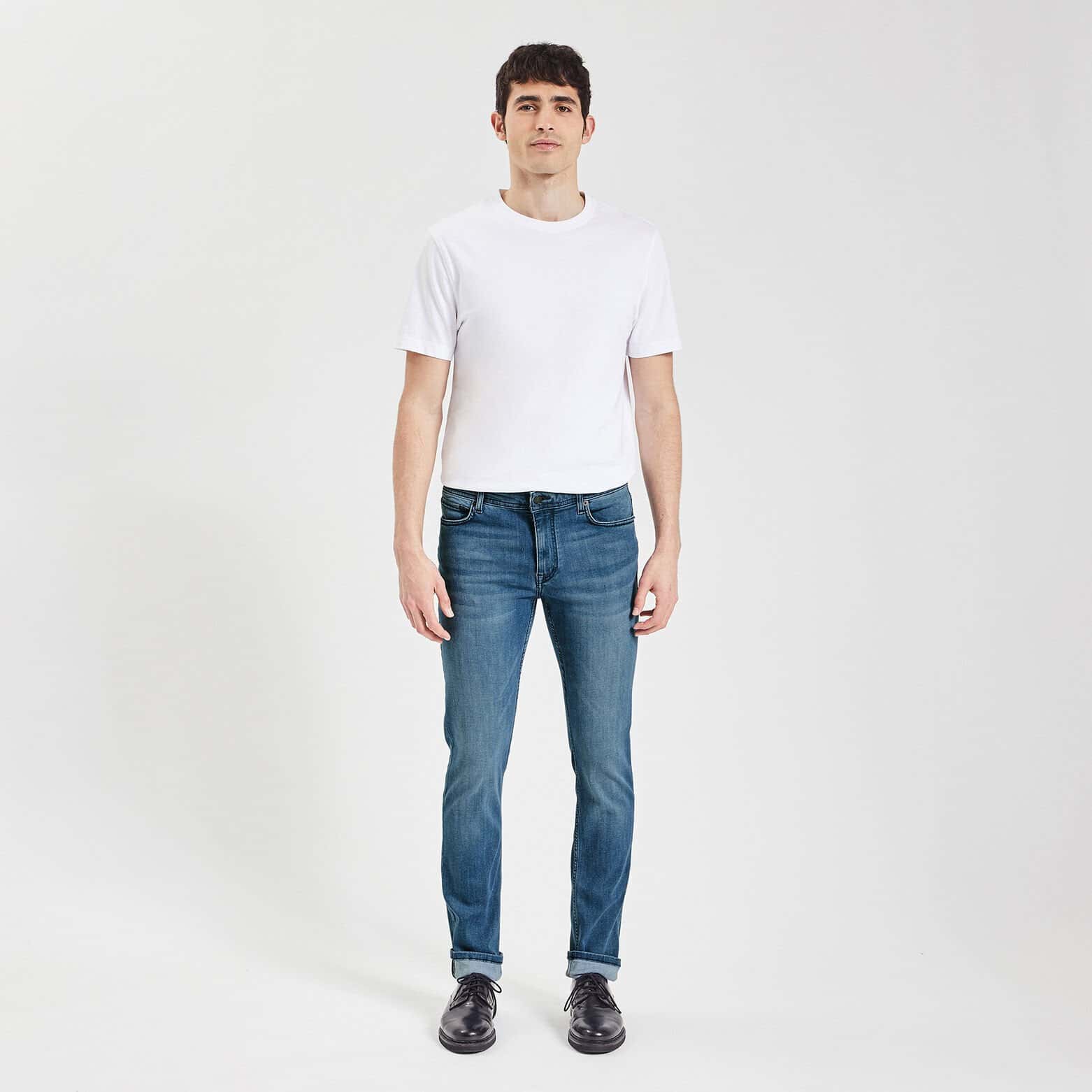 Jean slim urbanflex 4 longueurs Bleu