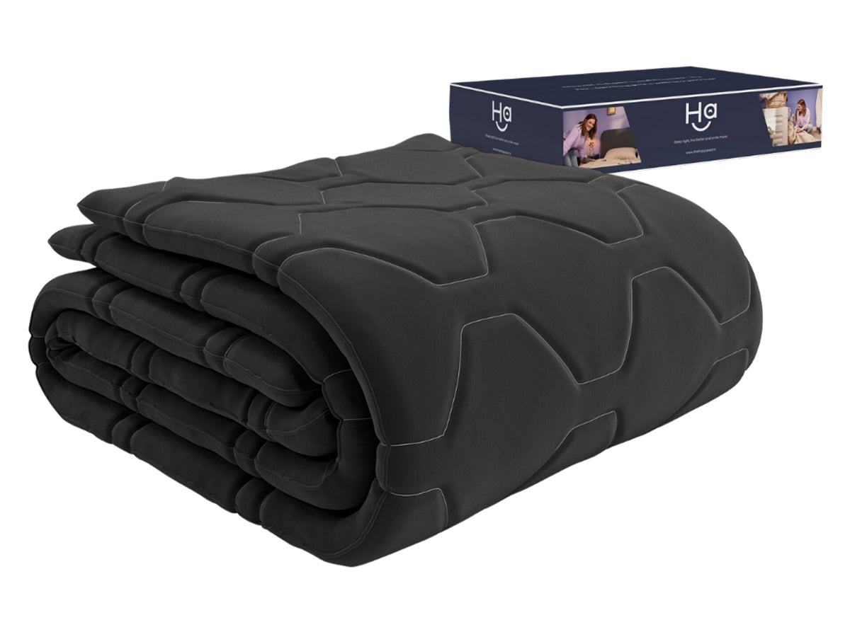 HappyBed Zwart All year dekbed - 240x200 cm