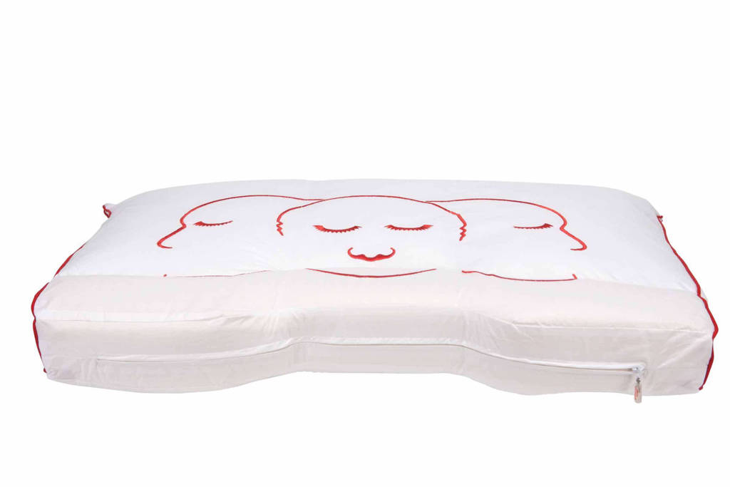 Hoofdkussensynthetisch hoofdkussen extra zacht (Support Rood) (60x70 cm)