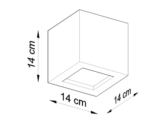 Sollux Applique murale à 1 ampoule en céramique blanche, E27