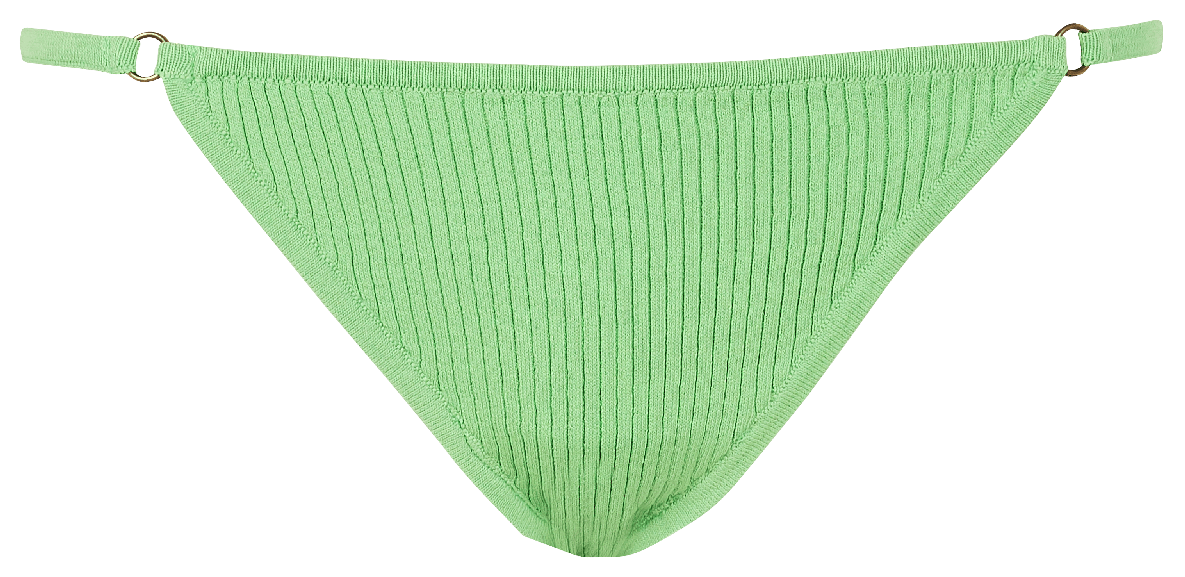 CAROLE - String finition côtelé | Vert