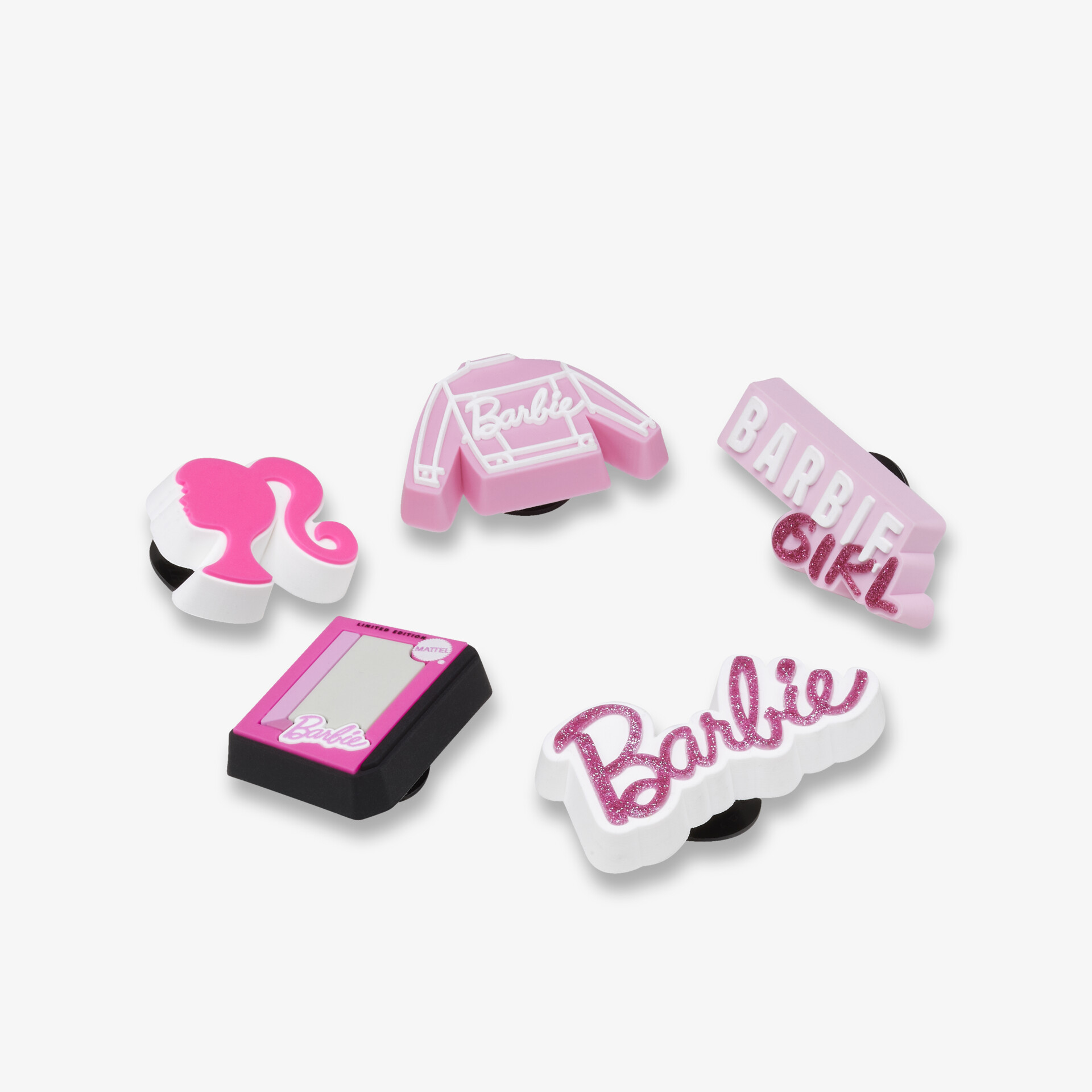 crocs Barbie Kinder Accessoires pink