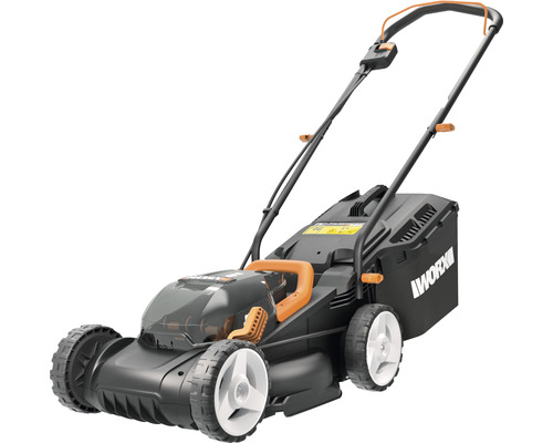 WORX 40V (2 x 20V) 34cm WG779E accu grasmaaier, inclusief 2 x 2,5Ah accu's en dubbele lader