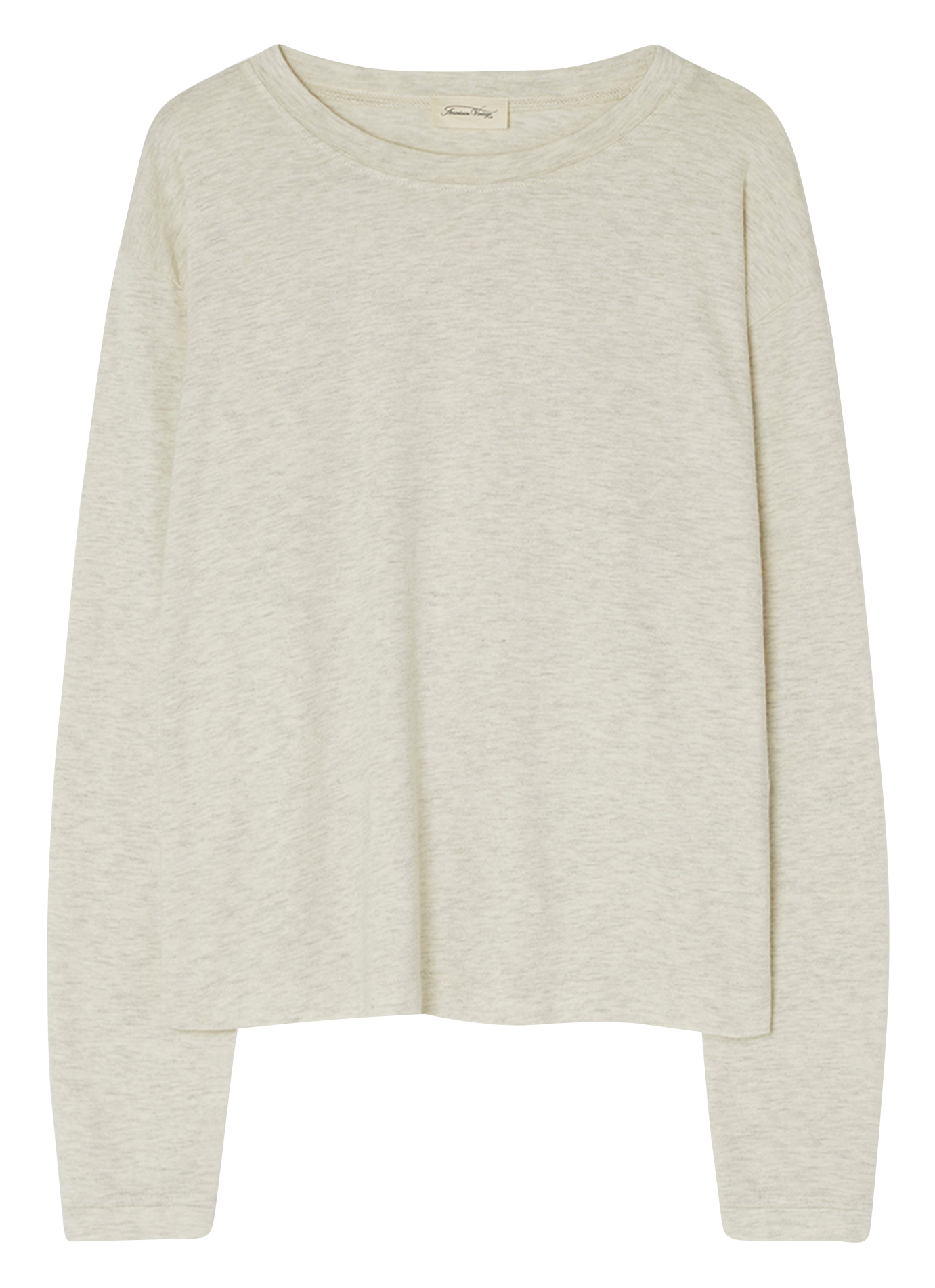 YPAWOOD - Pull col rond en coton mélangé | Gris