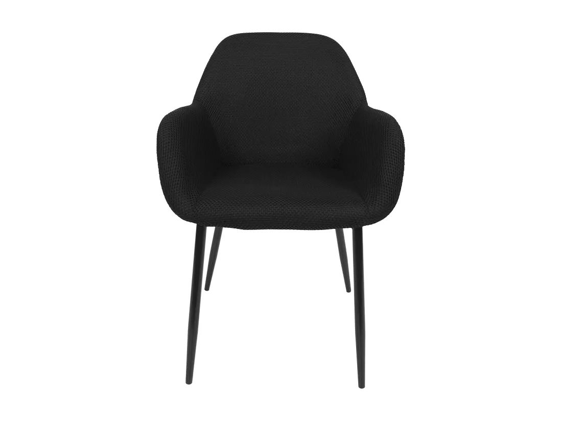 Fauteuil Atome Noir - Lot de 2