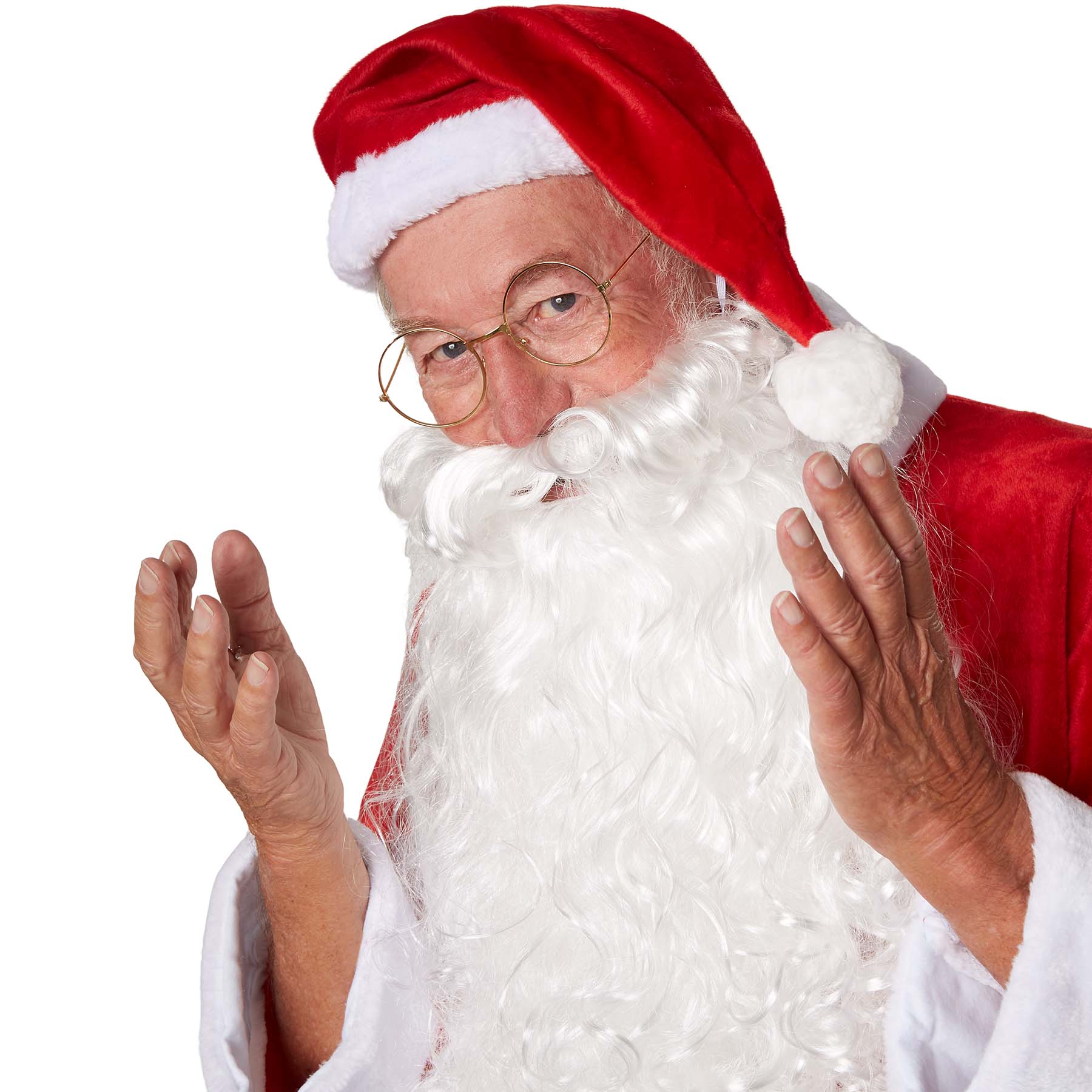 tectake® Weihnachtsmütze klassisch