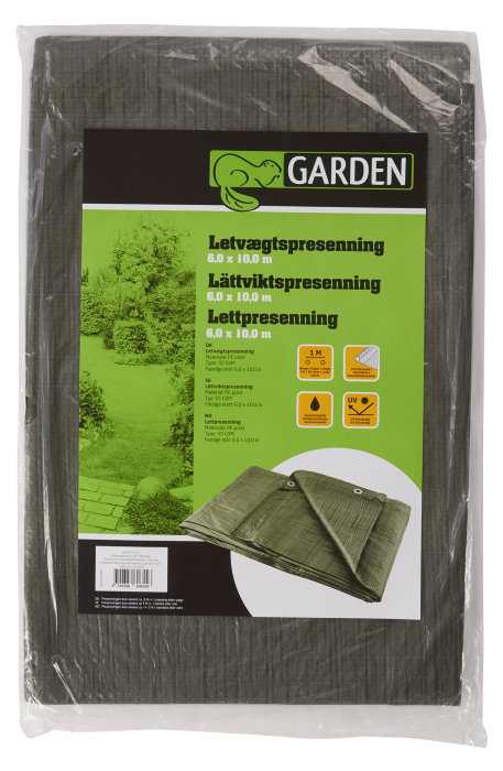 Presenning 600 x 1000 cm - Garden