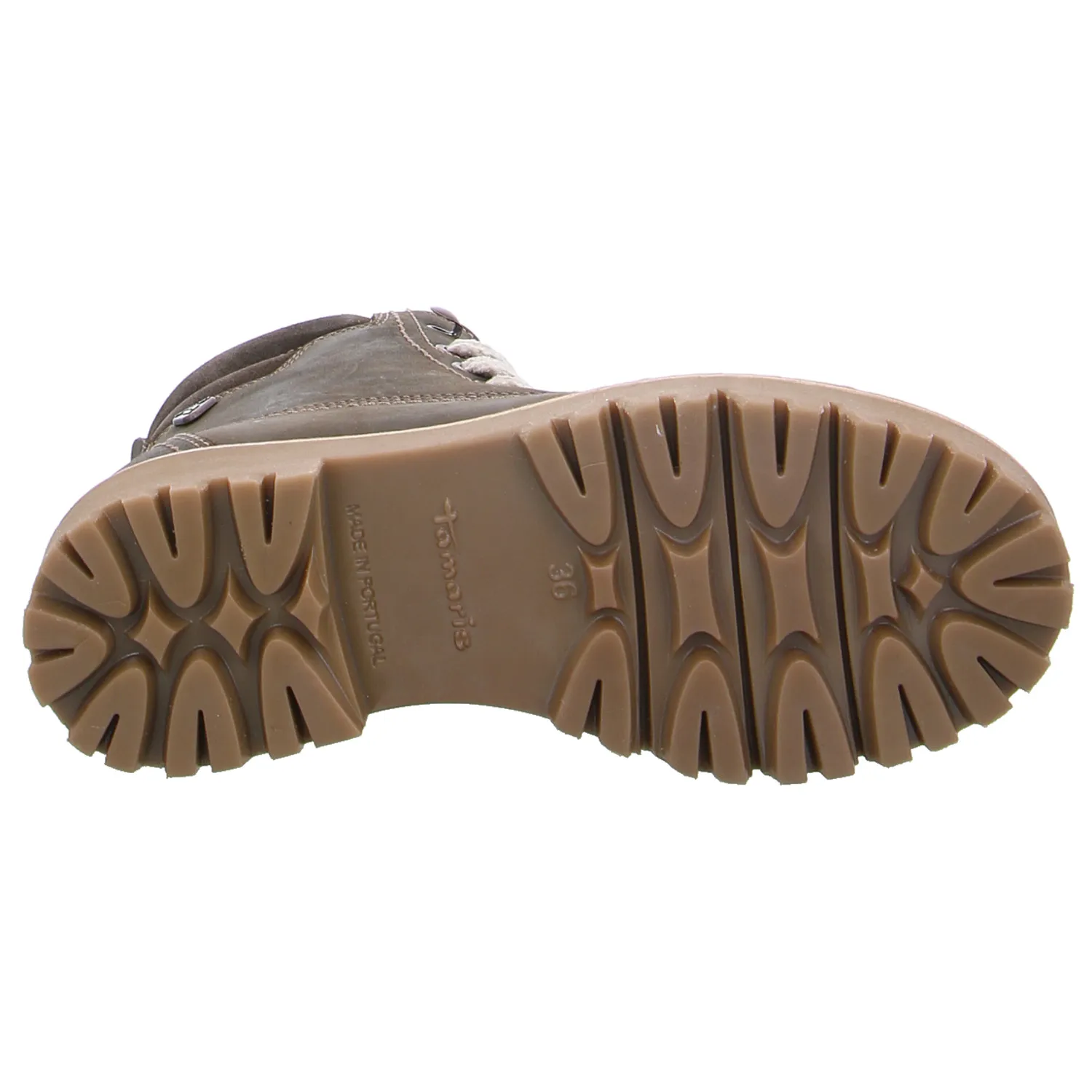 TAMARIS Boot Braun Leder  mit Primaloft