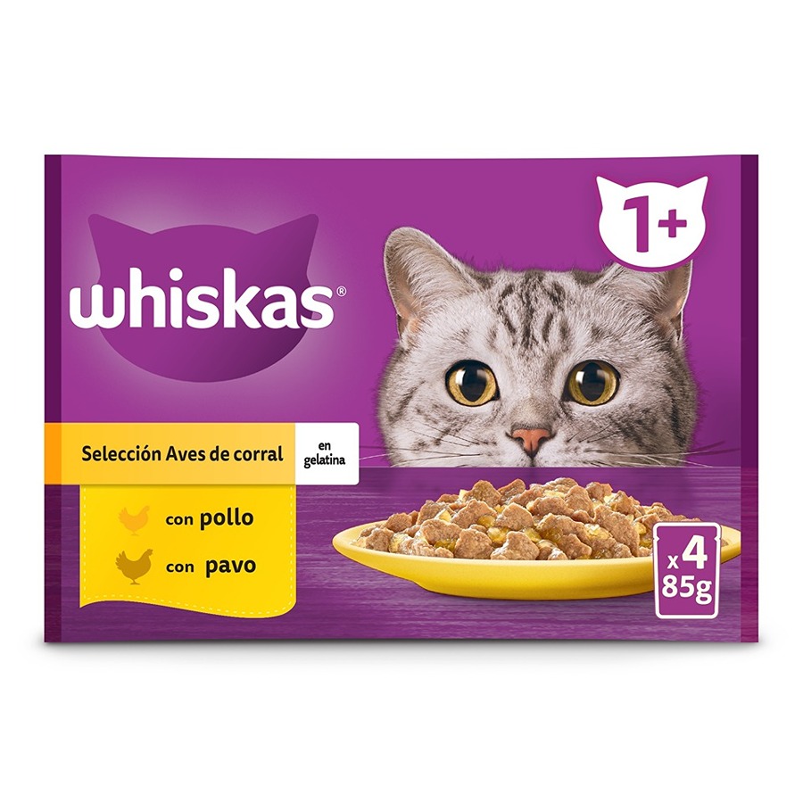 Whiskas Selection Birds Jelly em sachês para gatos adultos - Pacote múltiplo
