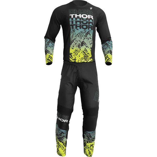 Thor Motocross - Pantalon enfant Sector Atlas Noir / Bleu