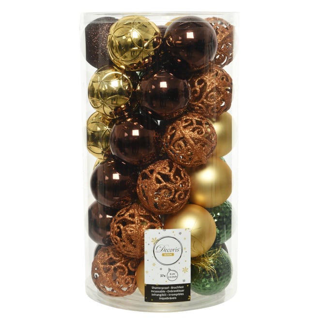 Christbaumkugeln - Forest Friends - Ø = ca. 6 cm - 37 Stück
