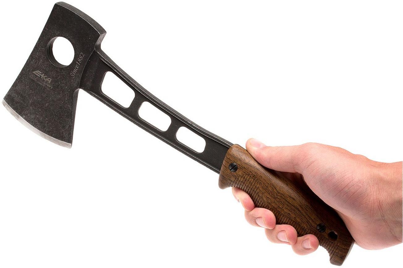 EKA HatchBlade W1 bijl, G10 met houtpatroon, 814402