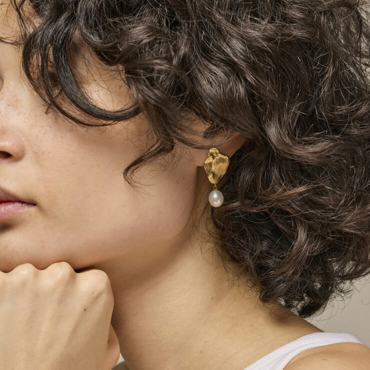 ENAMEL Copenhagen Earring, Caia Large Pearls