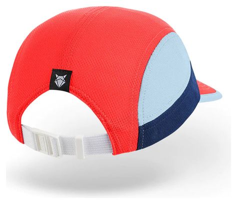 Casquette running Incylence Rouge/Bleu