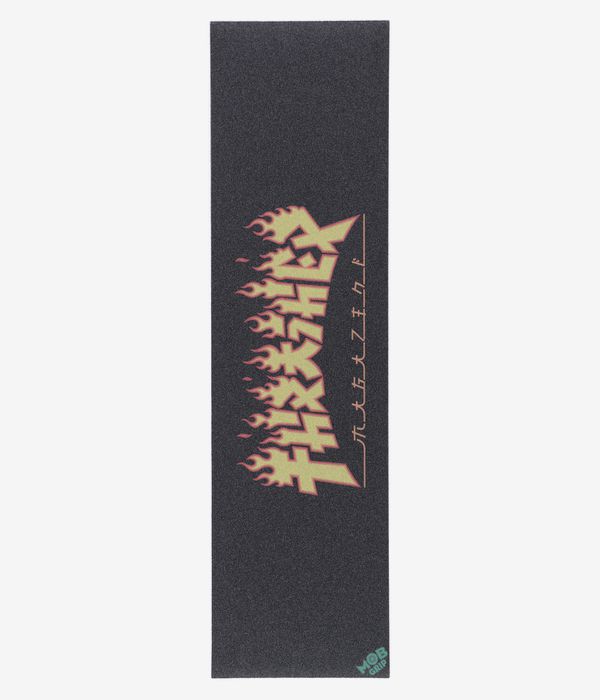 MOB Grip x Thrasher Monster Flame Griptape (black yellow)