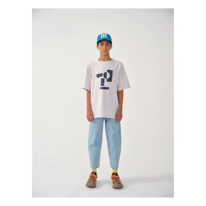 Main Story T-shirt Logo Coton Bio | Lilas