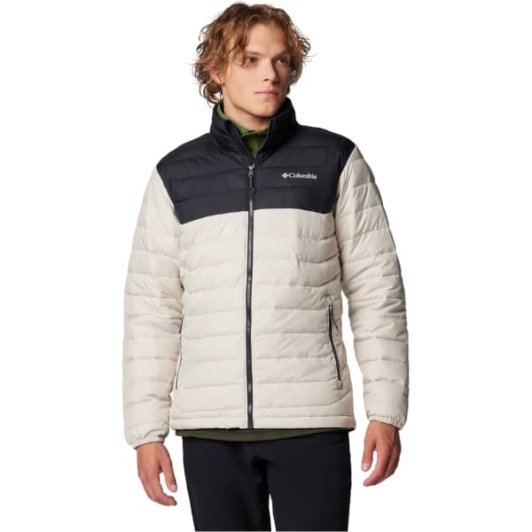 Doudoune randonnée COLUMBIA POWDER LITE II JACKET DARK STONE/BLACK