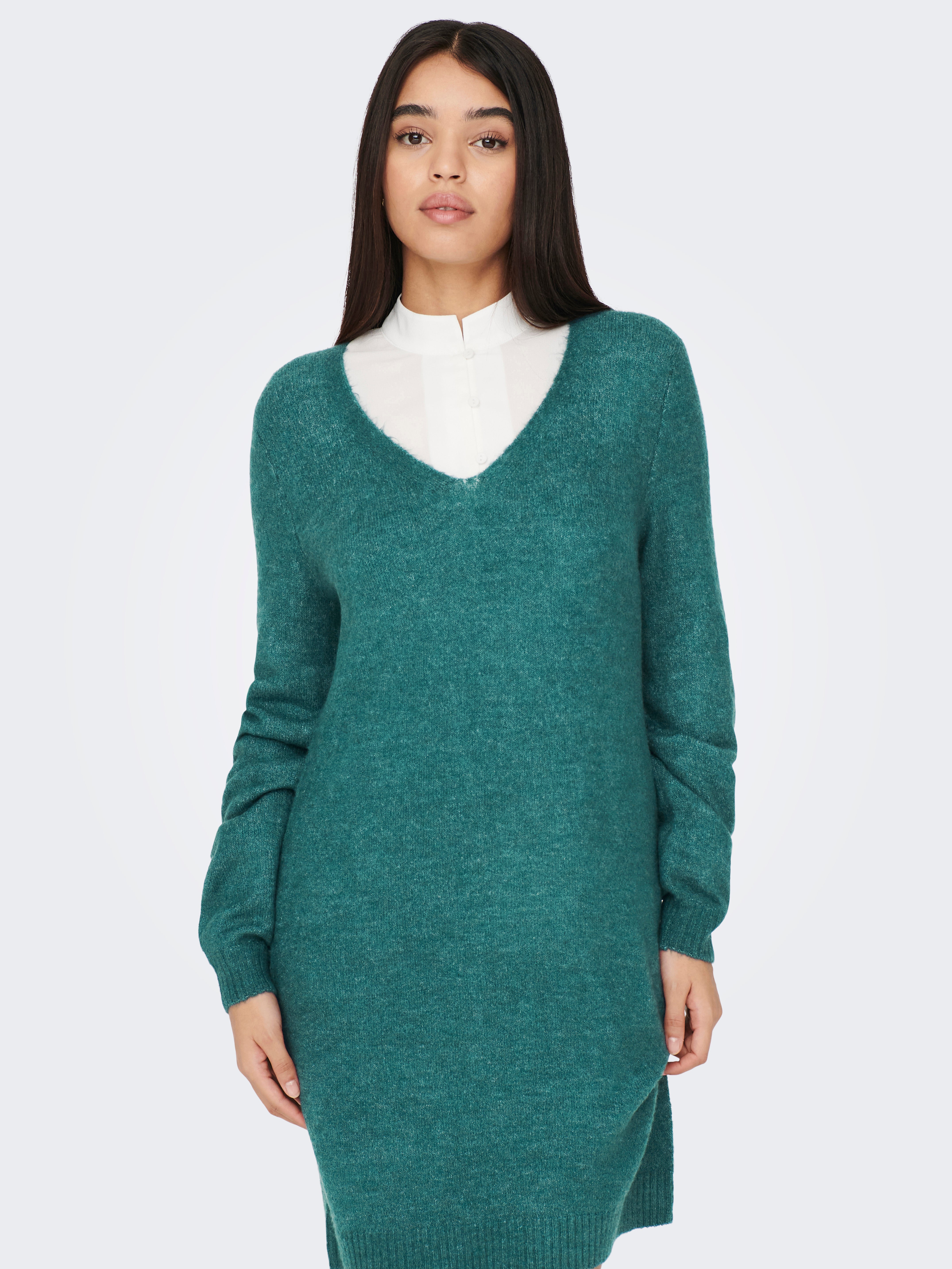 JDYELANORA Langes Kleid Atlantic Deep