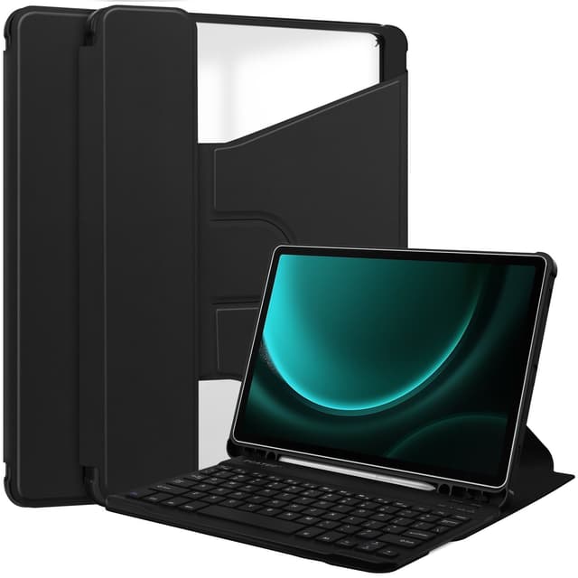 Kompatibel med Samsung Tab A9 PLUS X210/216/218 11-tommer 360° roterende stativ Bluetooth-tastatur + etui