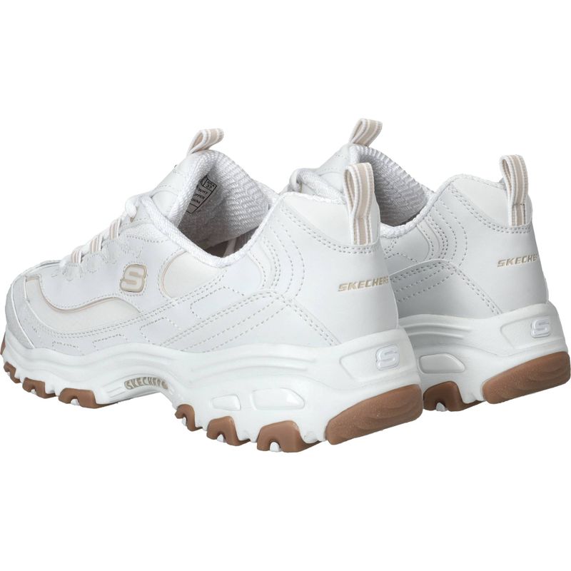 Skechers D'Lites Good Neutral Sneakers Wit Dames