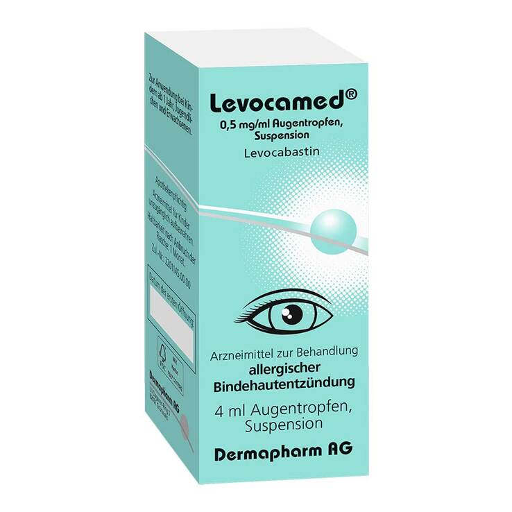 Levocamed 0,5 mg / ml Augentropfen Suspension, 4 ml