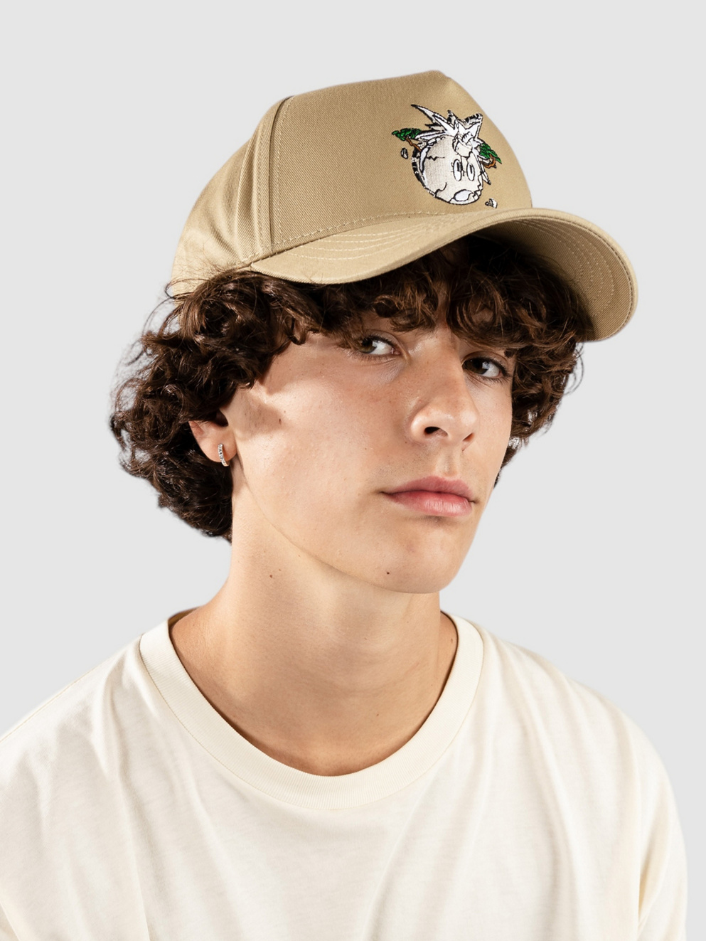 Adam Bomb Snapback Cap beige/khaki