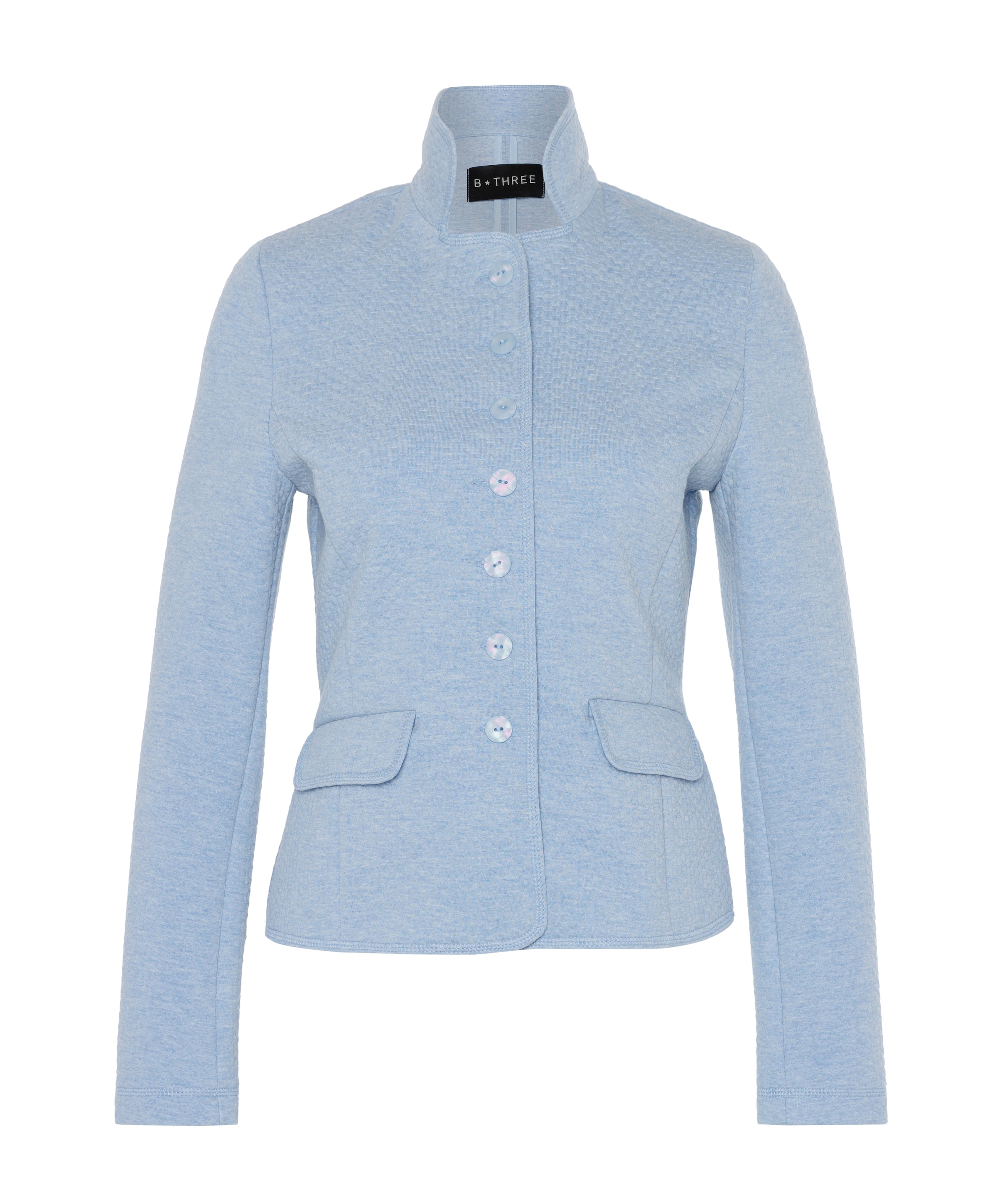 B Three Dames jas blauw