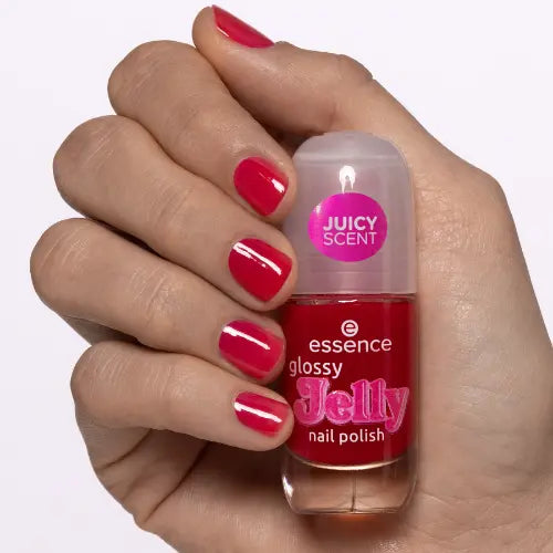 Glossy Jelly Nail Polish 02 Candy Gloss