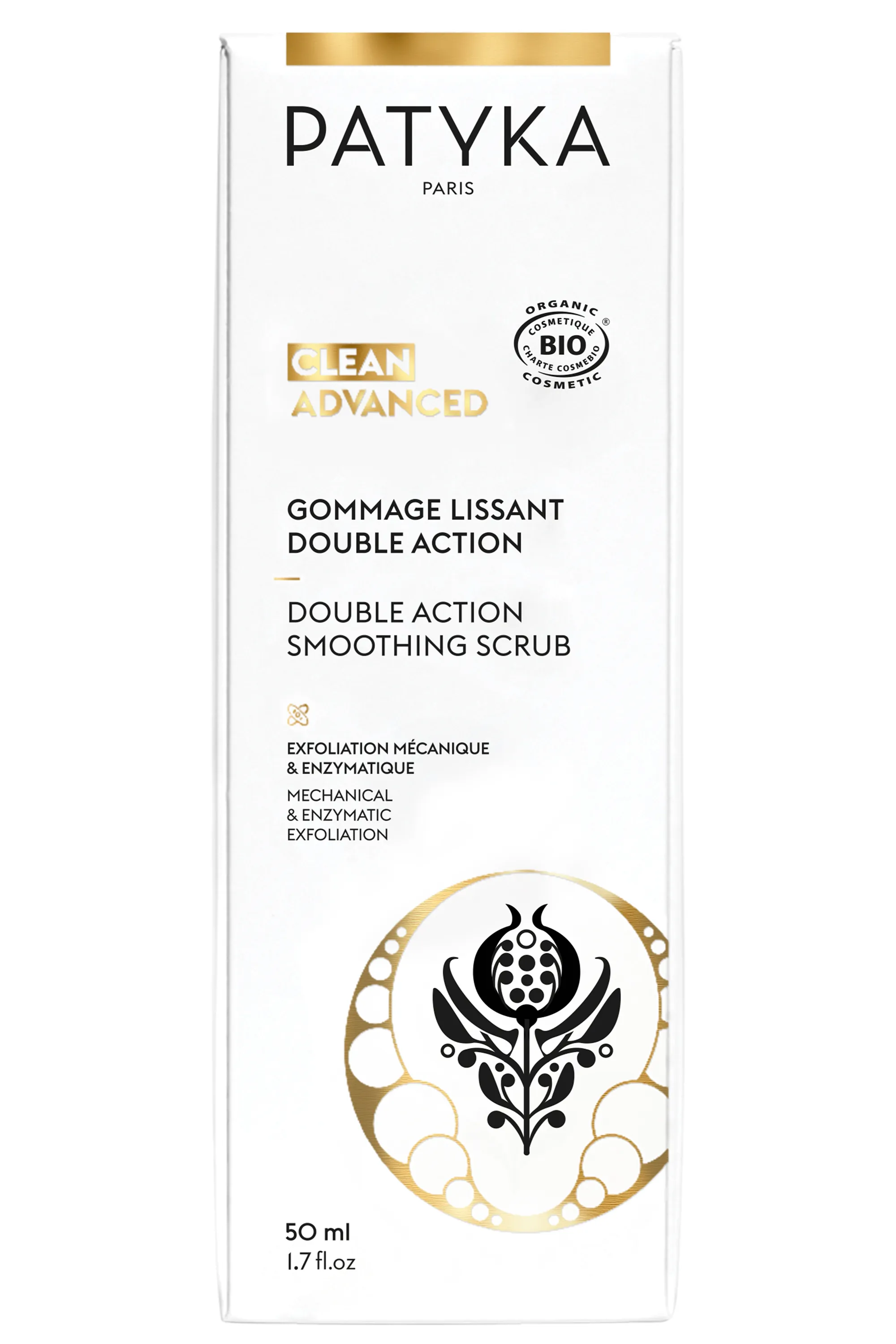 Patyka Gommage lissage double action Clean Advanced-50 ml