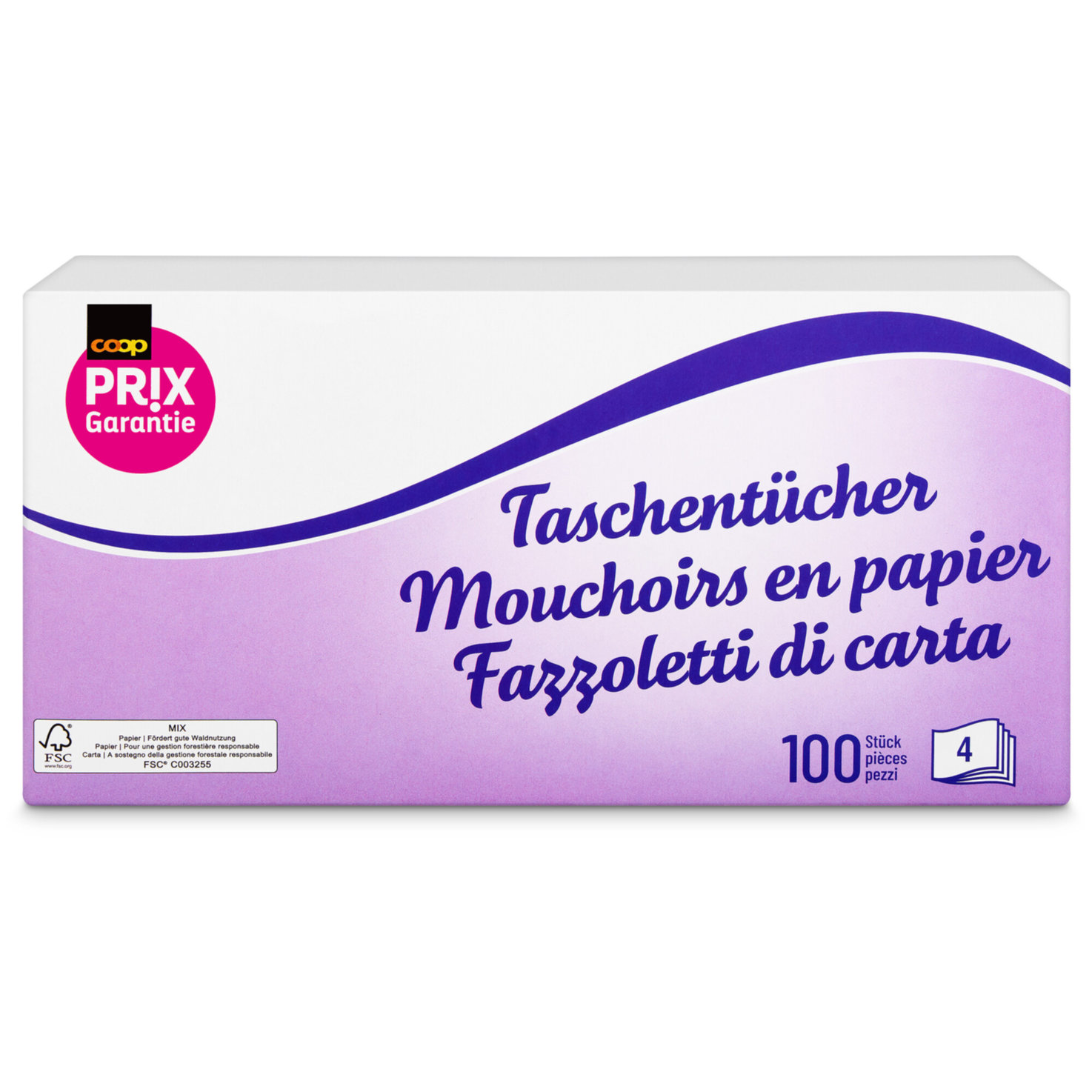 Prix Garantie Taschentücher Box 100 Stück