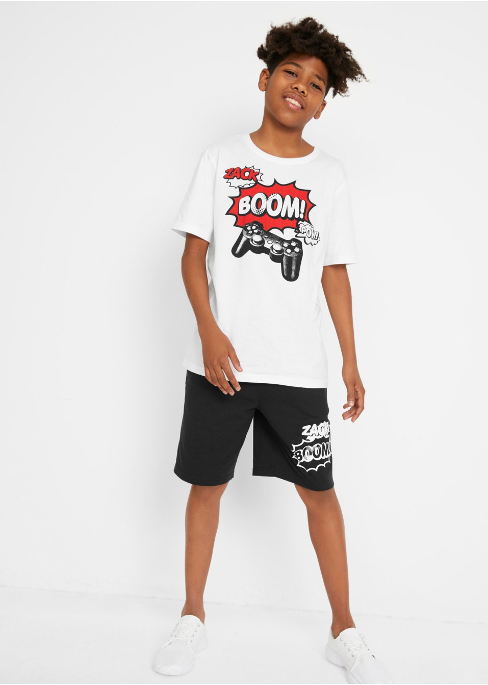 T-shirt et bermuda (Ens. 2 pces.)