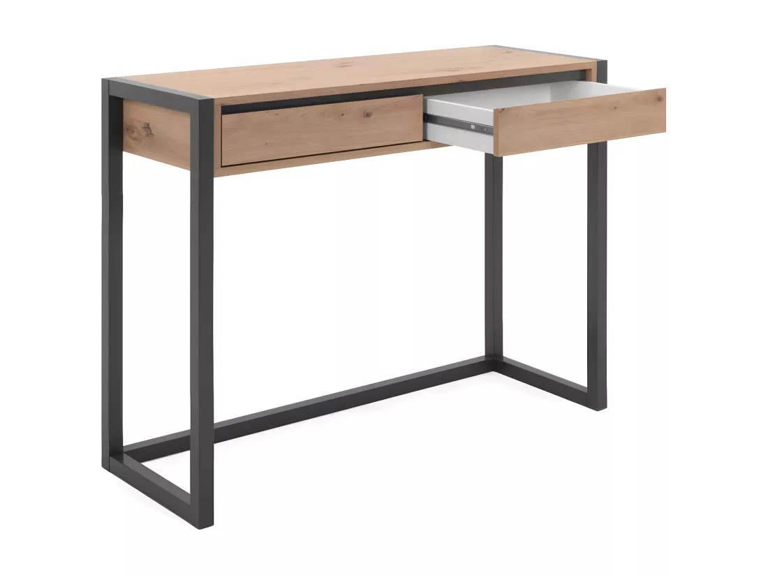 Console Industrielle 2 tiroirs L100 cm - DENVER