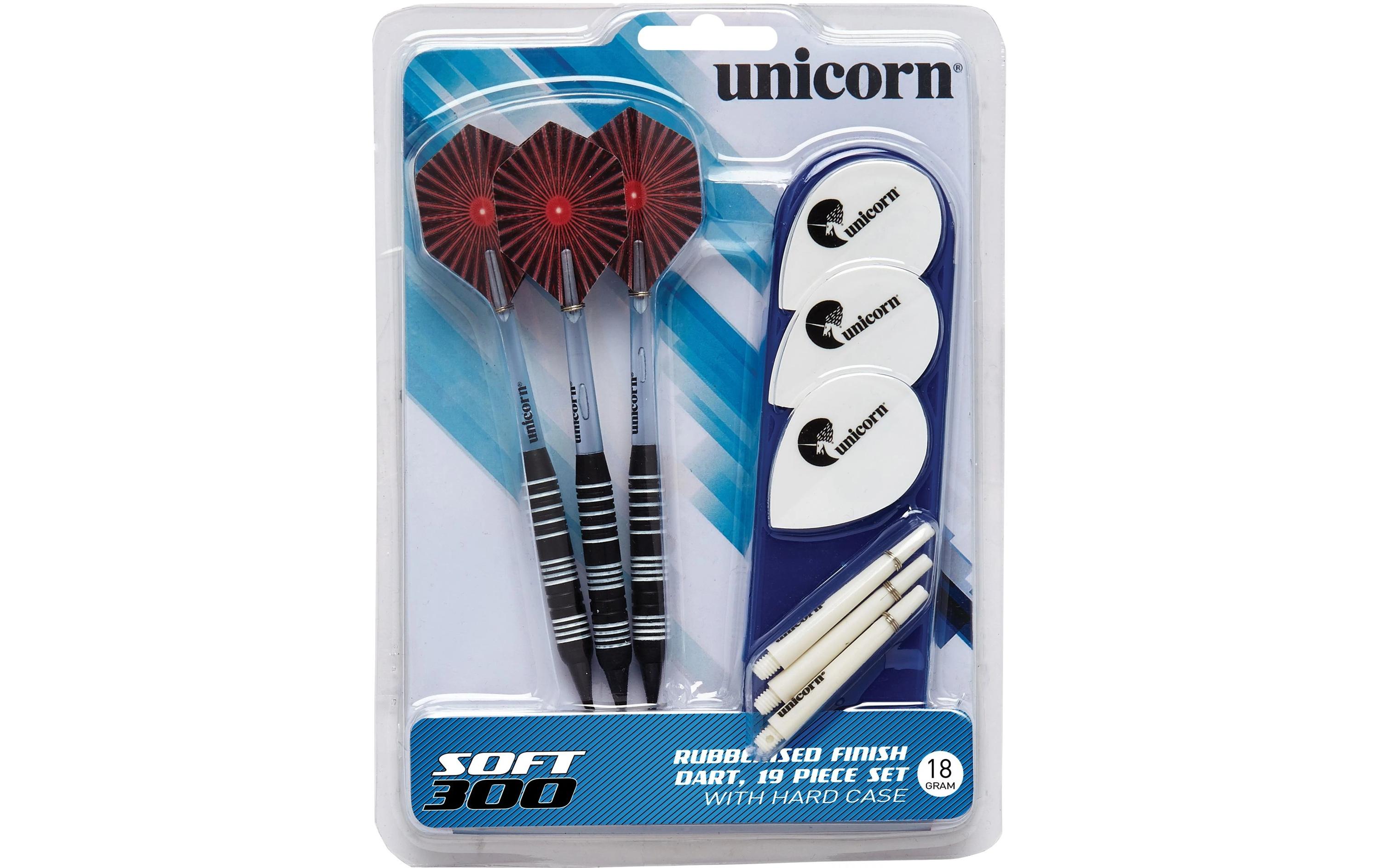 Dartpfeile Softdart E300 18g, schwarz, 3 StückDartpfeile