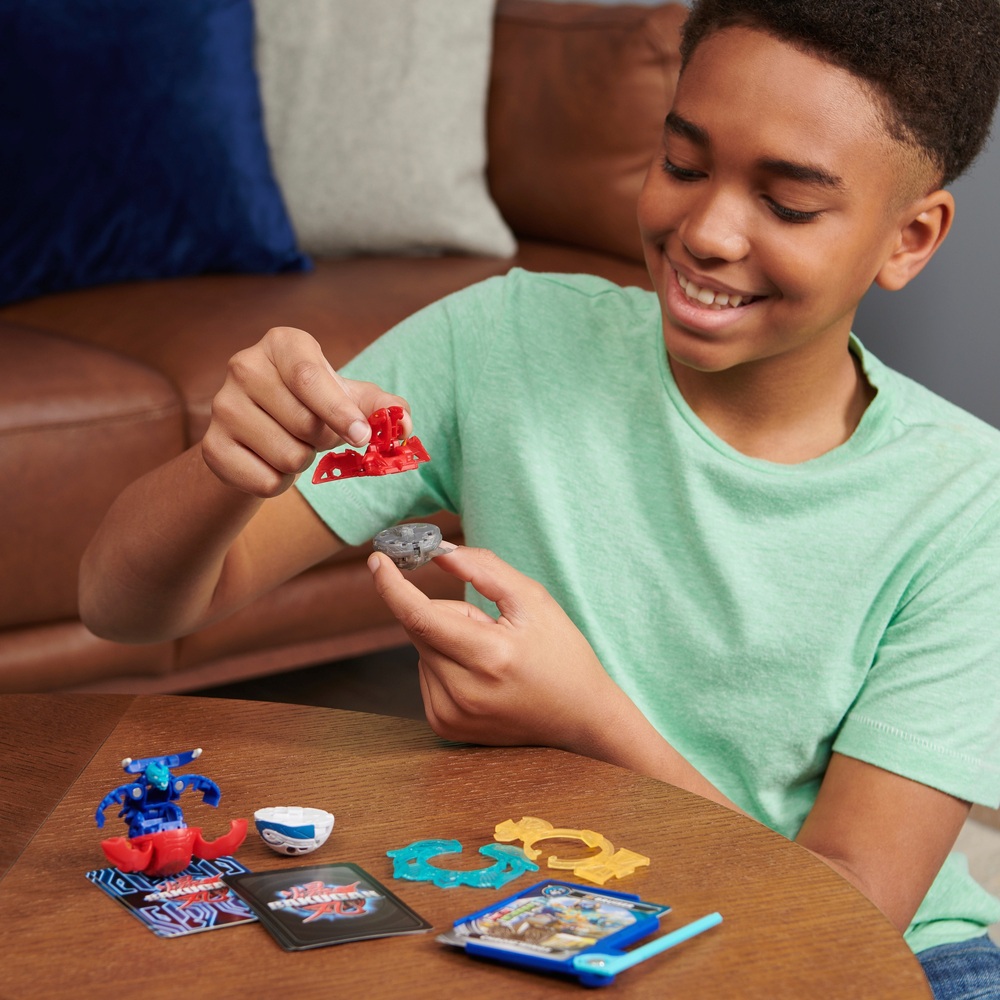 Bakugan Starter Pack Spezialangriffs-Bruiser Octogan und Trox Actionfiguren und Sammelkarten