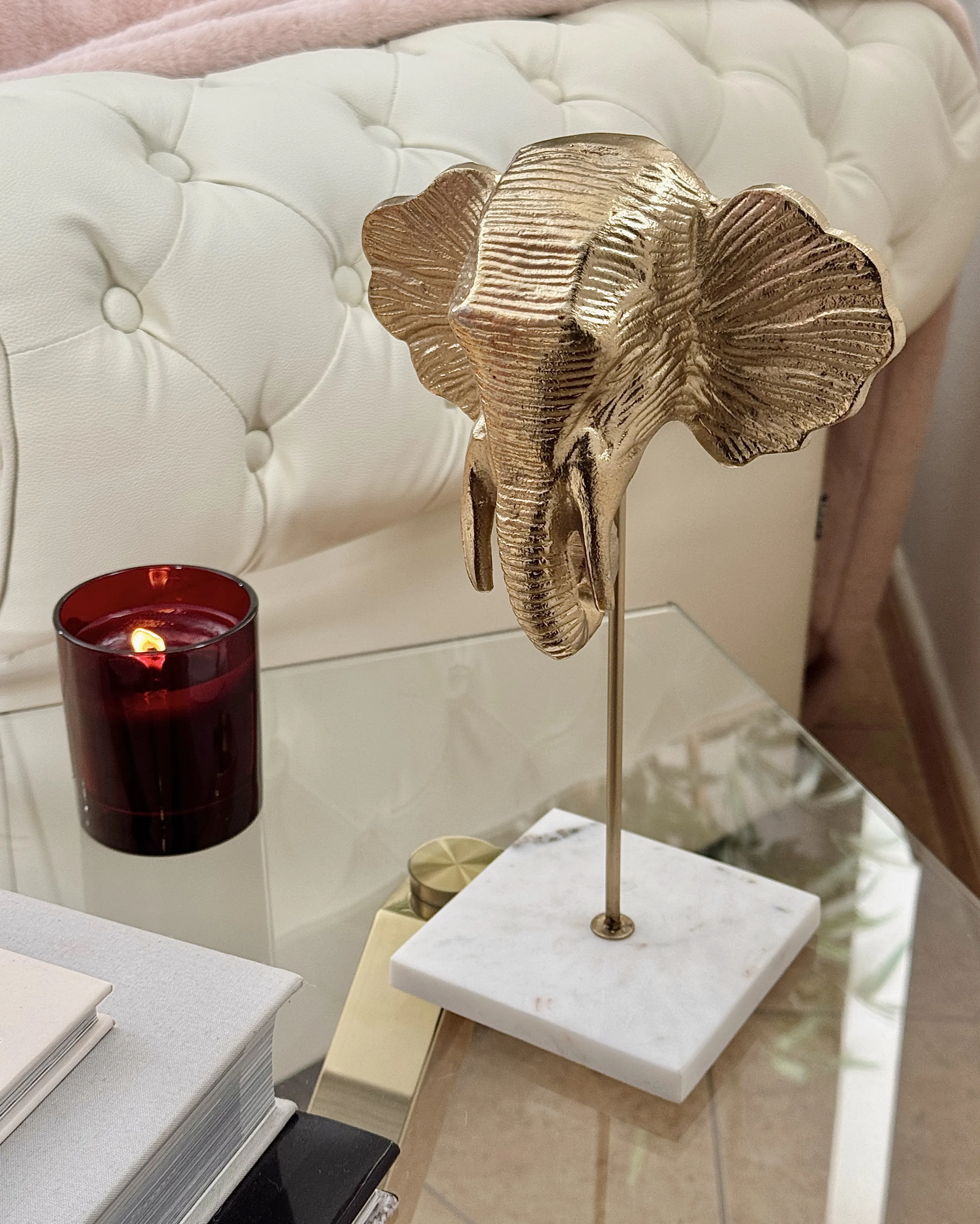 Figuur Olifant KASO Metaal Goud