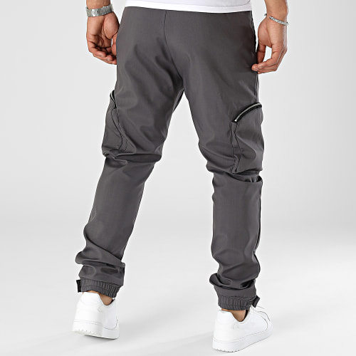 Pantalon Cargo Gris Anthracite