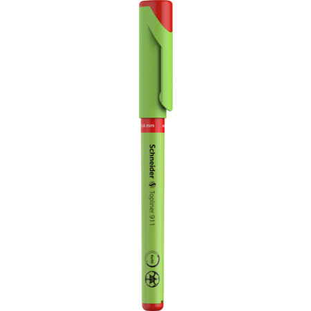 Schneider Topliner 911 Fineliner - rot - 0.4 mm