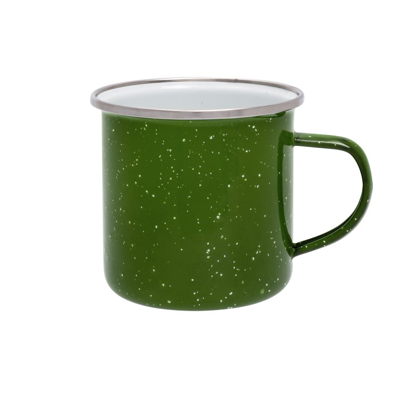 Emaille Tasse 360 ml grün
