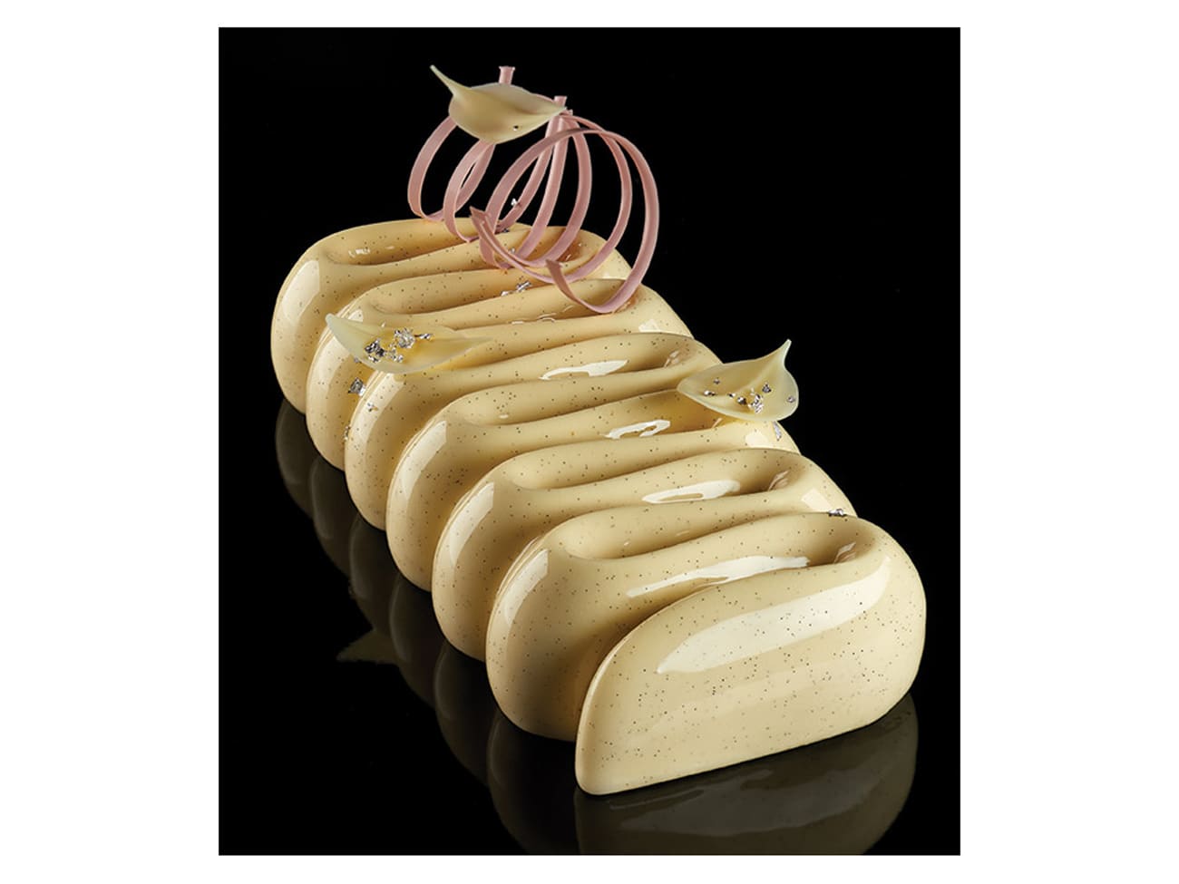 Moule à bûche silicone - Honoré - 23 x 10,5 cm - Pavoni