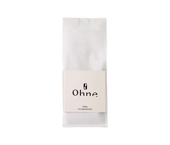 OHNE Coffee - Äthiopien Filterkaffee, entkoffeiniert - 500 g Ganze Bohne