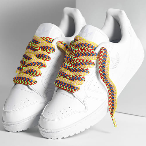 Baskets NY 90 Cloud White Core Black x Superlaced Gros Lacet Multicolor