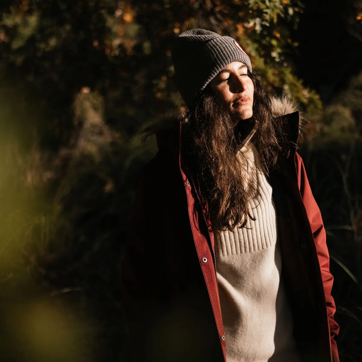 Fjällräven Övik Half Zip Knit W Deep Forest